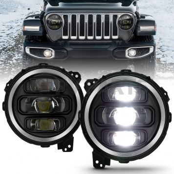 ANZO USA Headlight Assembly Set Of 2 - 111466