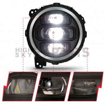 ANZO USA Headlight Assembly Set Of 2 - 111466-2