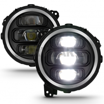 ANZO USA Headlight Assembly Set Of 2 - 111466-7