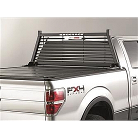 BackRack Headache Rack Steel Black Powder Coated Louvered - 12700