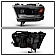 Spyder Automotive Headlight Assembly Set Of 2 - 5087393
