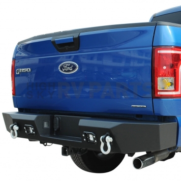 Paramount Automotive Bumper Direct-Fit 1-Piece Design Black - 570113-3