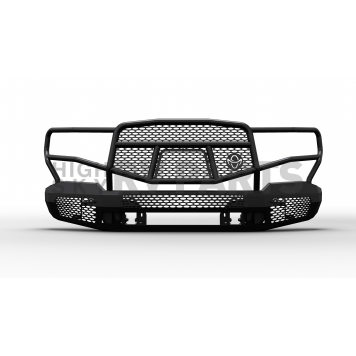 Ranch Hand Midnight Series Bumper 1-Piece Design Steel Black - MFC19HBM1