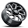 Ultra Wheel 120 Patriot - 18 x 9 Black With Natural Accents - 120-8935BM+01