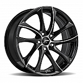 Ultra Wheel Gyro 438 - 18 x 8 Black With Diamond Cut Face - 438-8866U+40
