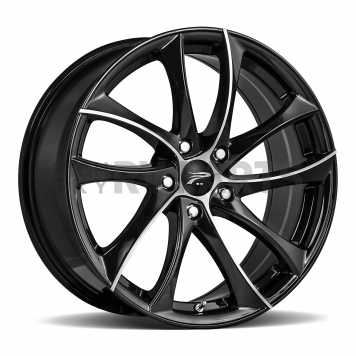Ultra Wheel Gyro 438 - 18 x 8 Black With Diamond Cut Face - 438-8866U+40