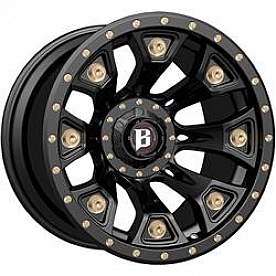 Ballistic Wheels 976 Warhammer - 20 x 9 Flat Black - 976290050+00FB