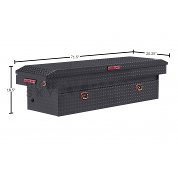 Weather Guard (Werner) Tool Box Crossover Aluminum 10.5 Cubic Feet - 127603-5