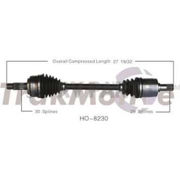 TrakMotive CV Axle Shaft - HO-8230