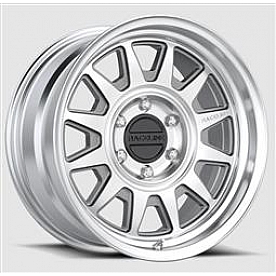 RaceLine Wheel 952MC Aero 17 x 8.5 Black With Natural Face - 952MC-78565-00