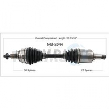 TrakMotive CV Axle Shaft - MB-8044