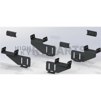 Road Armor Bed Cargo Rack Mounting Kit Black for TRECK Bed Rack - 510BRSBRKT