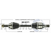 TrakMotive CV Axle Shaft - MZ-8171