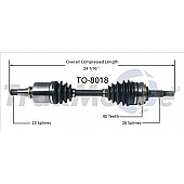 TrakMotive CV Axle Shaft - TO-8018