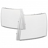 Xtune Headlight Lens Clear Polycarbonate Set of 2 - 9042379