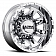 Ultra Wheel Predator Dually 049 - 17 x 6.5 Silver - 049-7699RC