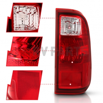 ANZO USA Tail Light Assembly Set Of 2 - 311305-2