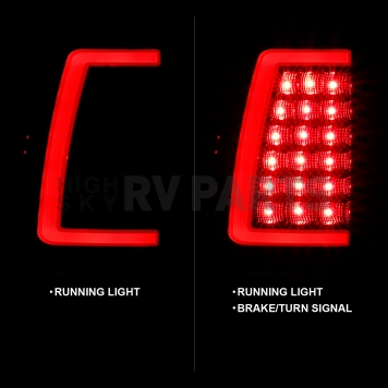ANZO USA Tail Light Assembly - LED Set Of 2 - 311330-1