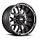 Grid Wheel GD02 - 20 x 10 Black With Natural Accents - GD0220100880F224