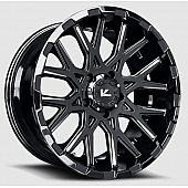 Wheel Replica VR10 Recoil - 18 x 9.5 Black With Natural Accents - VR10-89735GBM
