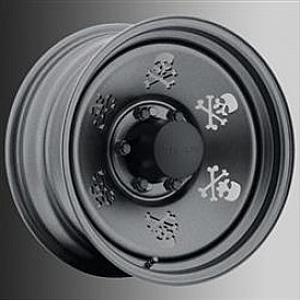 US Wheels Stealth Skull 052 - 15 x 8 Black - 525855