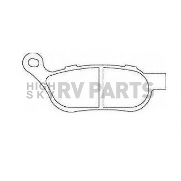 Hawk Performance Brake Pad - HMC5020