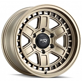 Dirty Life Race Wheels Cage 9308 - 17 x 8.5 Gold - 9308-7883MGD
