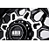 Grid Wheel GD09 - 20 x 9 Black With Natural Accents - GD0920090655F1810