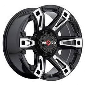 Ultra Wheel Beast 803 - 20 x 9 Black With Natural Accents - 803-2905BM+18