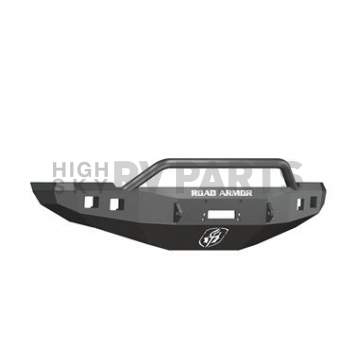 Road Armor Bumper Stealth Pre-Runner 1-Piece Design Steel Black - 408R4B