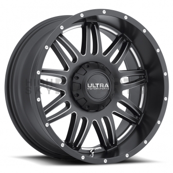 Ultra Wheel Soldier 188 - 20 x 9 Black With Natural Accents - 188-2904BM12