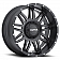 Ultra Wheel Soldier 188 - 20 x 9 Black With Natural Accents - 188-2904BM12