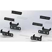 Road Armor Bed Cargo Rack Mounting Kit Black for TRECK Bed Rack - 515BRSBRKT