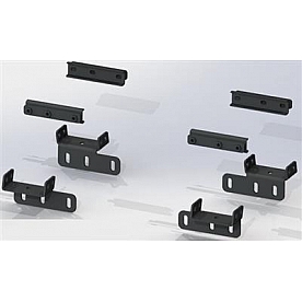 Road Armor Bed Cargo Rack Mounting Kit Black for TRECK Bed Rack - 515BRSBRKT