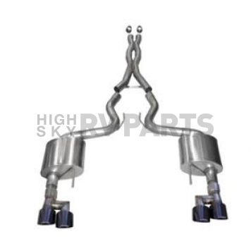 Corsa Performance Exhaust Sport Cat Back System - 21042BLK