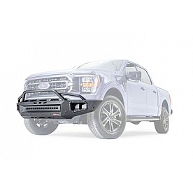 Warn Bumper Ascent XP 1-Piece Design Steel Black - 107282