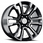 Wheel Replica V1184 - 22 x 9 Gun Metal With Natural Face - V1184-2295831GM