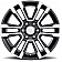 Wheel Replica V1184 - 22 x 9 Gun Metal With Natural Face - V1184-2295831GM