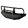 Warrior Products Bumper 1-Piece Design Steel Black - 3510