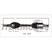 TrakMotive CV Axle Shaft - GM-8226