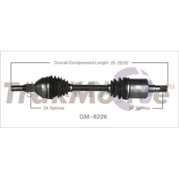 TrakMotive CV Axle Shaft - GM-8226