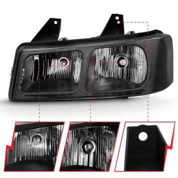 ANZO USA Headlight Assembly Set Of 2 - 111474-2