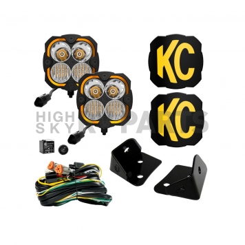 KC Hilites Driving/ Fog Light - LED Rectangular Set Of 2 - 97139