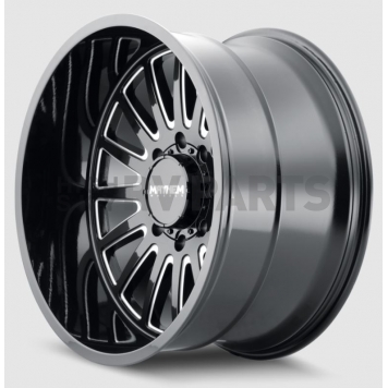 Mayhem Wheels Utopia 8114 - 22 x 12 Black With Natural Accents - 8114-22270BM-1