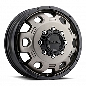 Ultra Wheel Warlock Dually 017 - 17 x 6.5 Dark Bronze With Black Lip - 017-7681RBZ