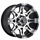 RaceLine Wheel 982 Raptor 16 x 8 Black With Natural Face - 982-68060