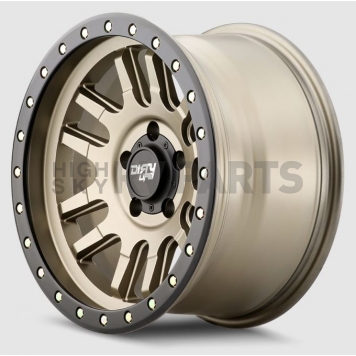 Dirty Life Race Wheels Canyon Pro 9309 - 17 x 9 Gold With Black Lip - 9309-7973MGD38-1