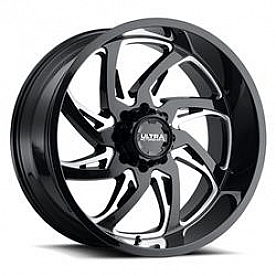 Ultra Wheel 230 Villain - 20 x 9 Black With Natural Accents - 230-2998BM+01