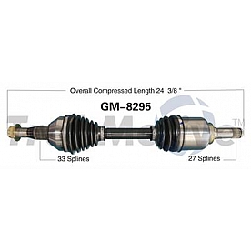 TrakMotive CV Axle Shaft - GM-8295