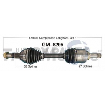 TrakMotive CV Axle Shaft - GM-8295